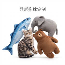 异形抱枕定制宠物照片抱枕定做汽车沙发靠垫活动公仔企业LOGO靠枕