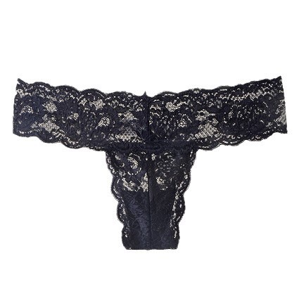 Ropa interior sexy europea y americana de encaje sexy ropa interior de cintura baja transparente ultrafino de las mujeres Tanga T pantalones Calzoncillos K-21