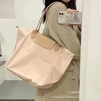 Foldable capacious purse for mother and baby, one-shoulder bag