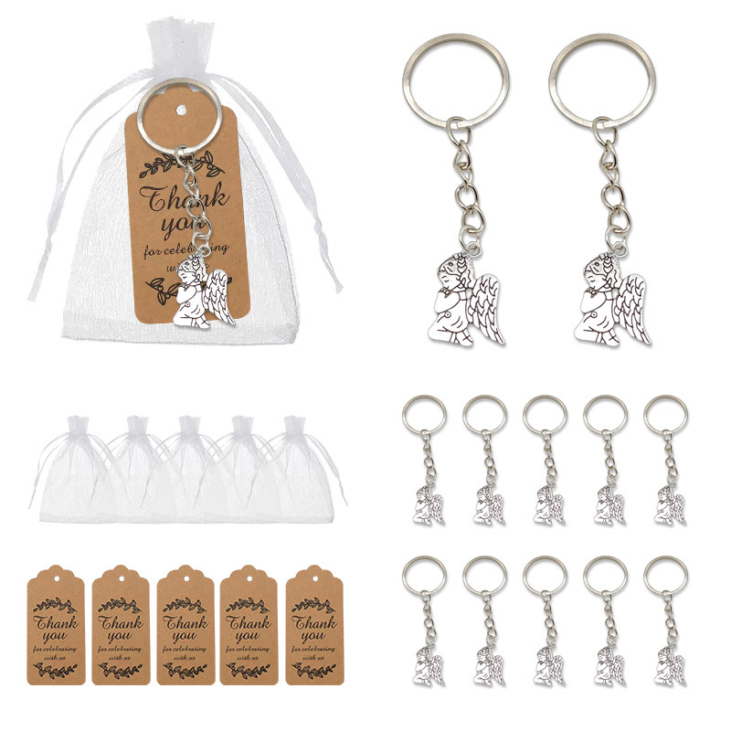 ✅New Guardian Angel Keychain Lion Guardian Holy Communion Baptism Thanksgiving Prayer Party Venue Ceremony