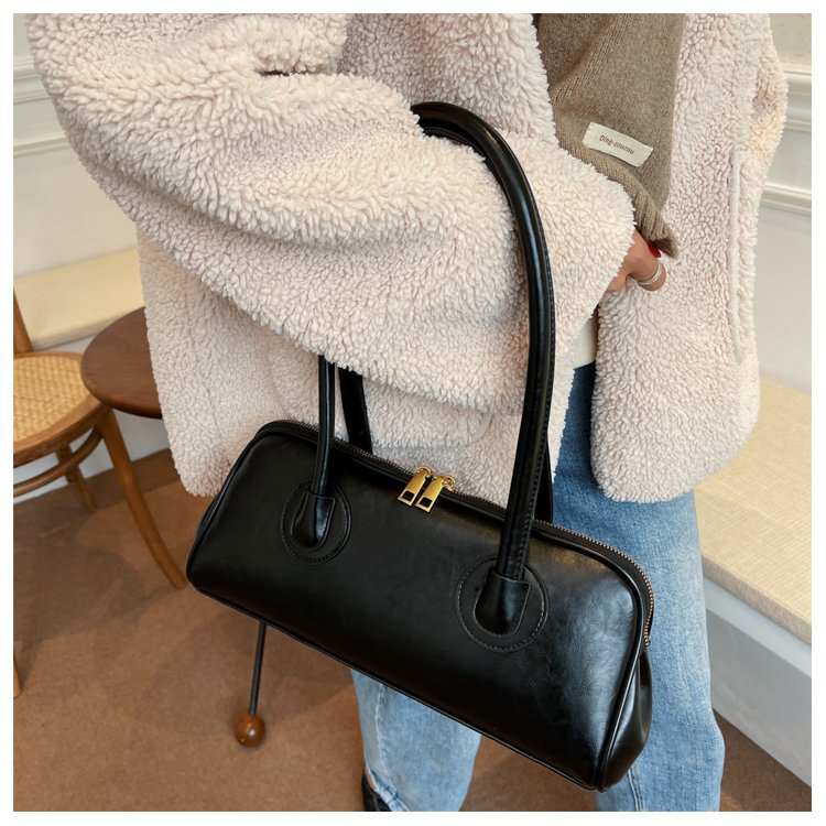 Vintage Large Capacity Pu Leather Shoulder Bag For Women_voghion.com