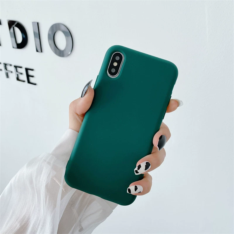 Яблоко, совместимый силиконовый чехол для телефона, матовый iPhone 12, iPhone12 Pro, iphone, 11