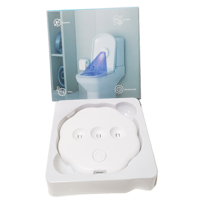 国境を越えた家庭用スマートトイレLED殺菌紫光ランプ脱臭異臭USB充電自動計トイレ消毒灯|undefined