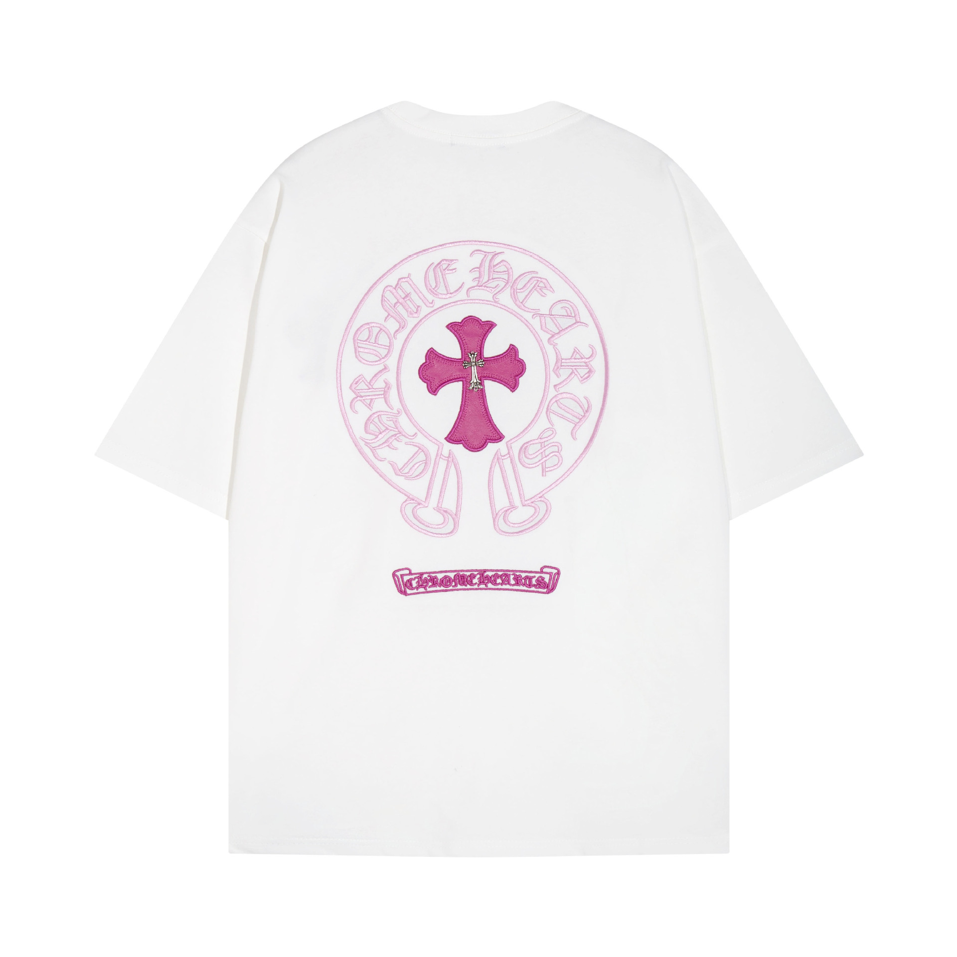 Chrome Heart 24 nuevo Crocodile de verano de moda europea y americana camiseta de manga corta para hombres y mujeres