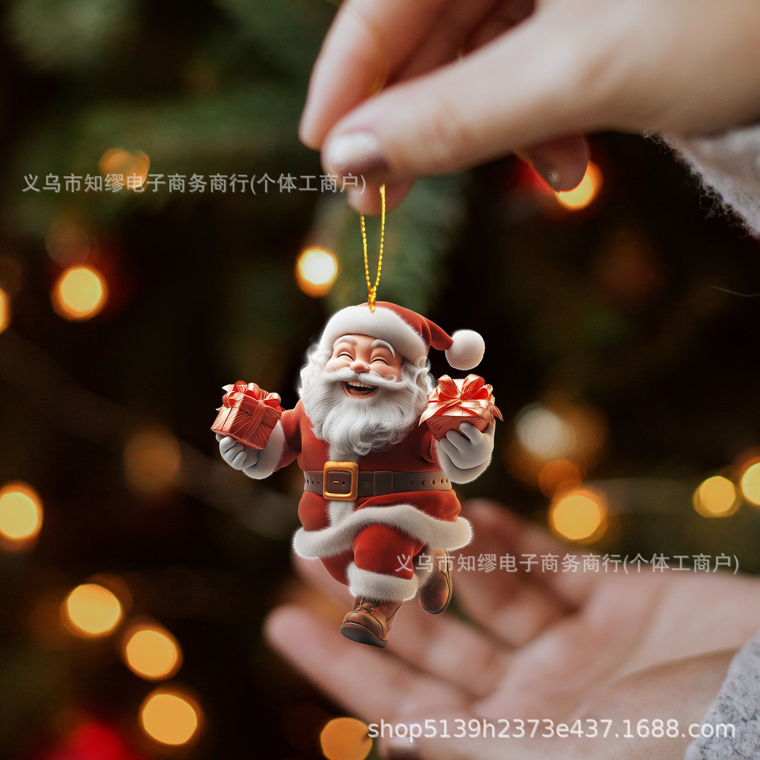 acrylic Christmas pendant for elderly