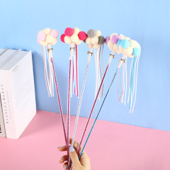 貓玩具仙女逗貓棒帶鈴鐺逗貓玩具耐咬玩具貓咪自嗨解悶逗貓杆