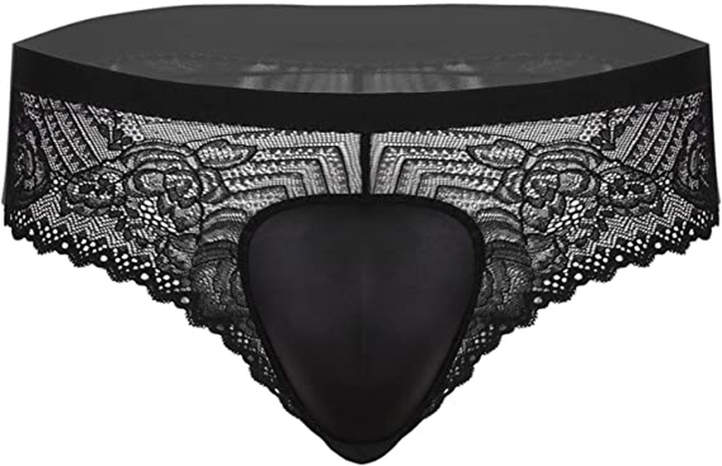 Pseudo-Niang Lace G-string Hidden Pants CD Triangle G-string Transparent Sexy COSPLAY Panties