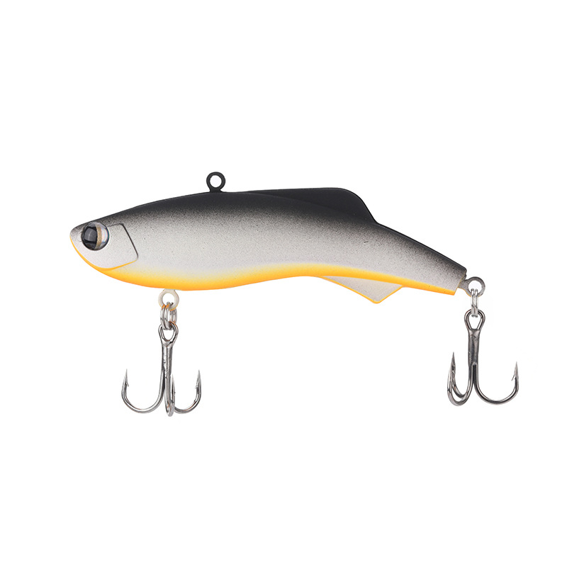 Señuelo de dios de silicona transfronterizo VIB, capa de natación completa, vib de silicona, vibración de fuerte ruido, búsqueda de lubina, cebo falso de pozo negro