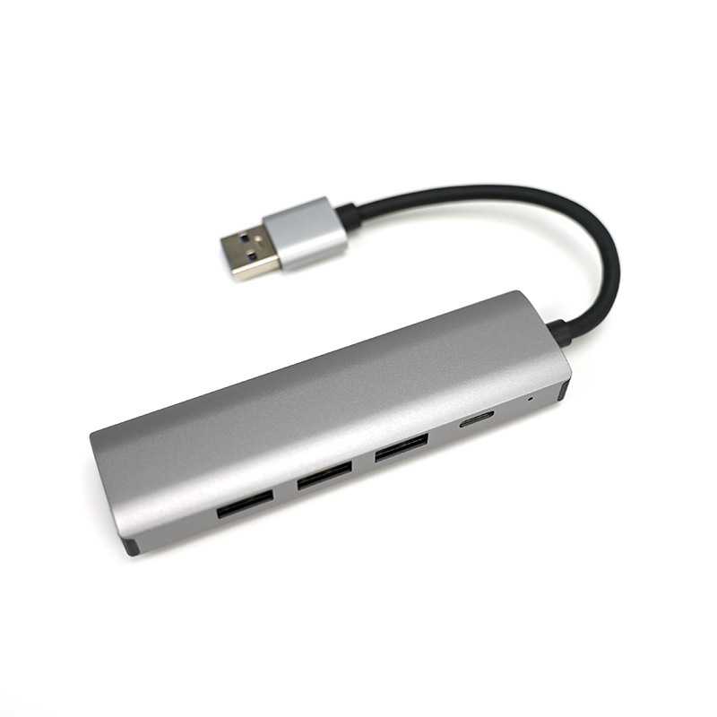 Suitable for Apple Notebook Portable Office Usb3.0 Docking Station to Gigabit Network Port Multi-Interface Set Splitter