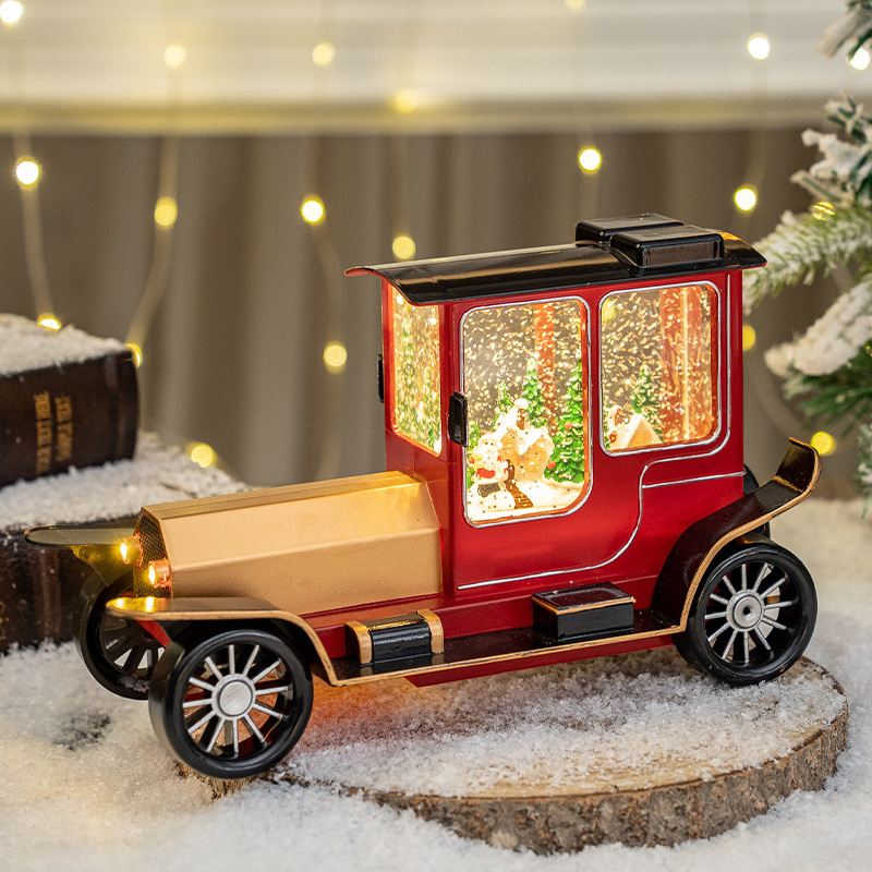 クリスマス装飾電気音楽雪ライトクリスマスギフト誕生日ギフトおもちゃシーン雰囲気装飾品|undefined