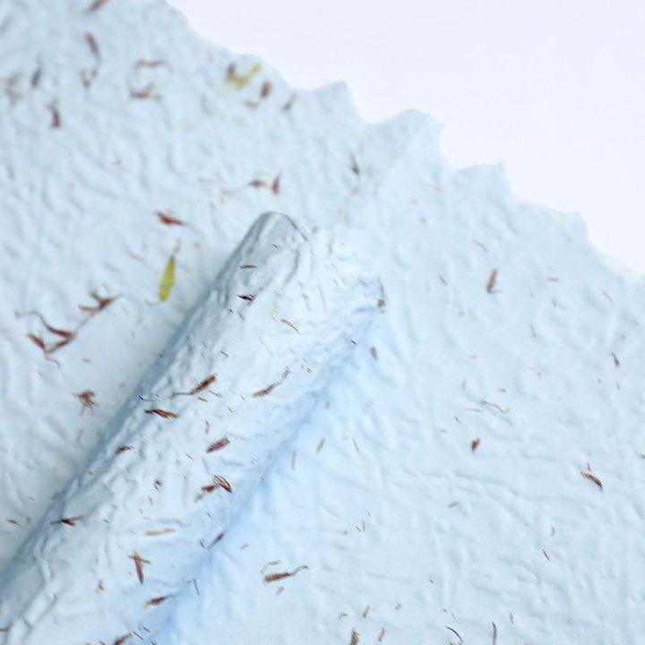 pétalos desgarrados mano Dongba papel embalaje de flores de alta textura materiales hechos a mano papel de envoltura de flores plantas creativas papel de arte al por mayor