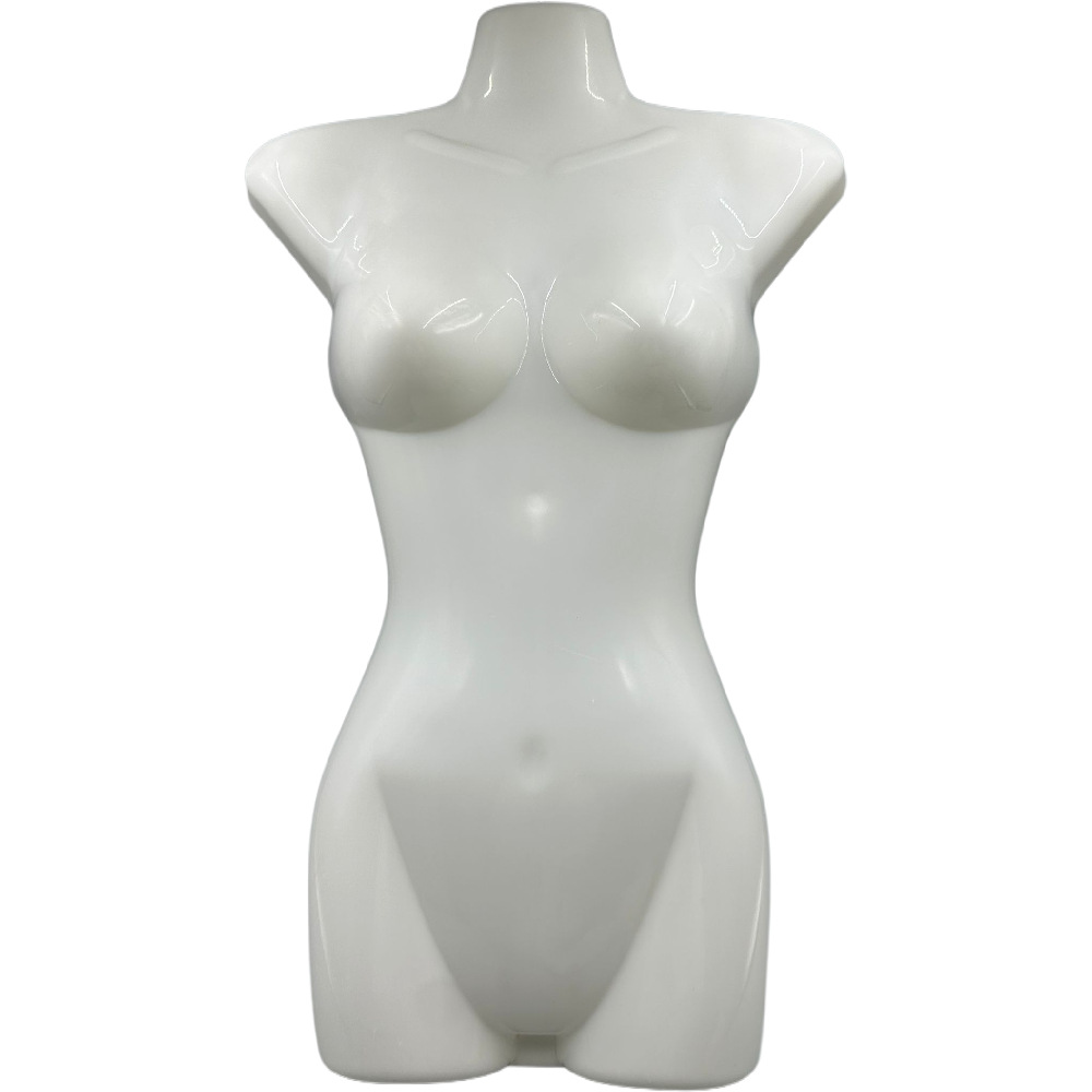 Mujer de medio cuerpo modelo de plástico película tienda de ropa maniquí ropa accesorios de exhibición con gancho soporte de exhibición Hanfu image 6
