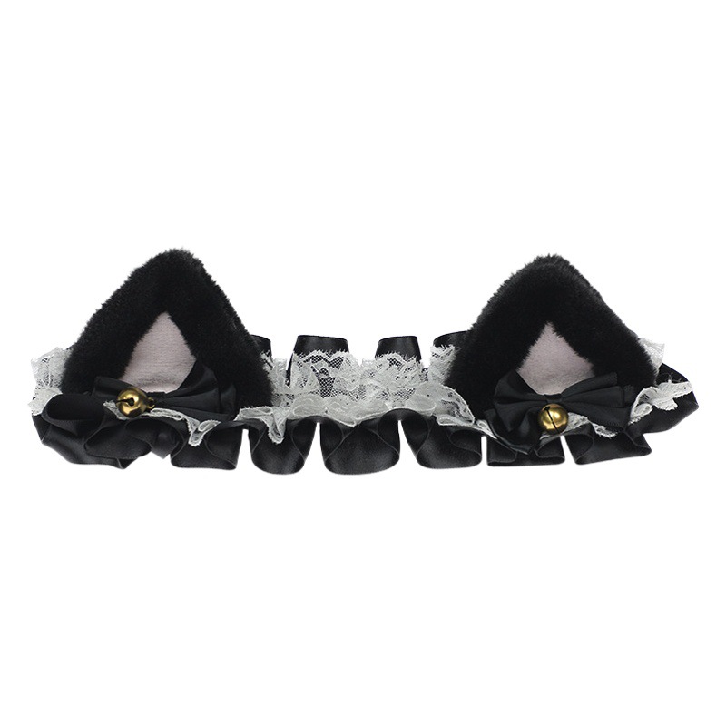 Casco decoración hecha a mano orejas de felpa coche eléctrico la motocicleta cabeza accesorios tocado chica Triángulo del oído gato banda pelo