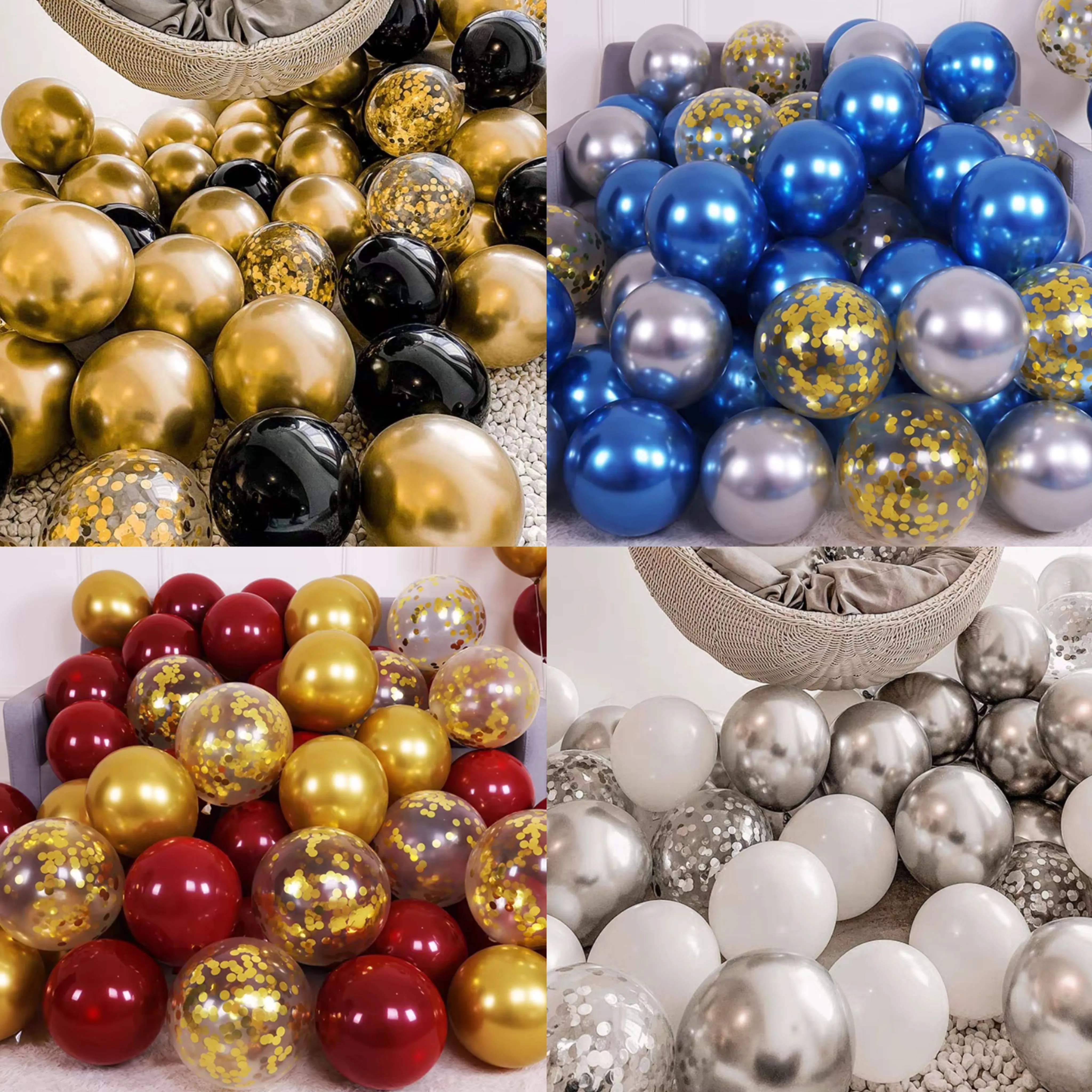 Воздушные шары утолщают украшения для свадебной комнаты