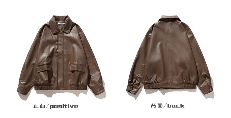 Giacca da motociclista elegante in stile europeo e americano per uomo 2024 autunno inverno nuova moda casual da lavoro strada_voghion.com