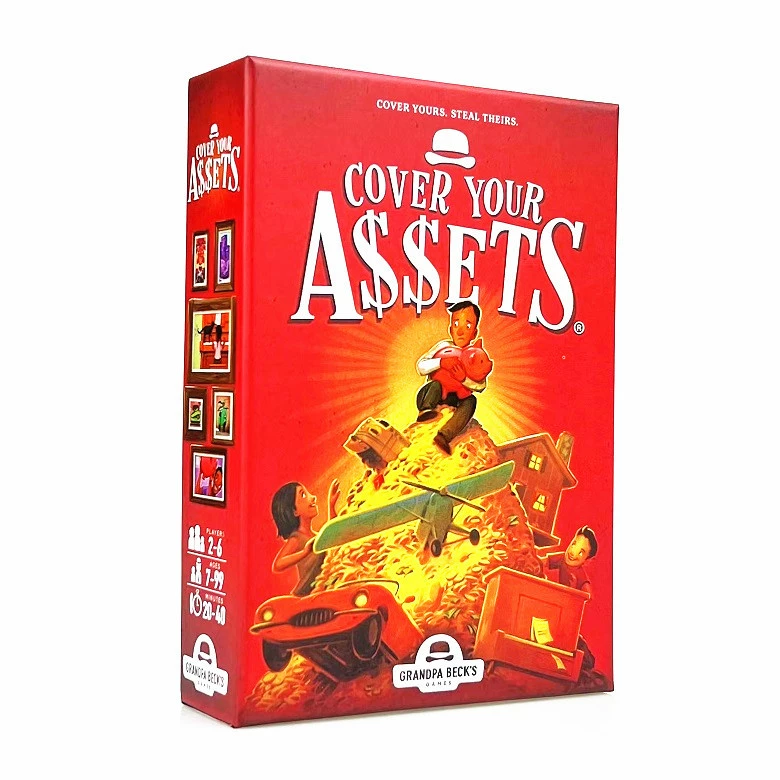 Полная английская игра "Защити свои активы" — карточная детективная игра