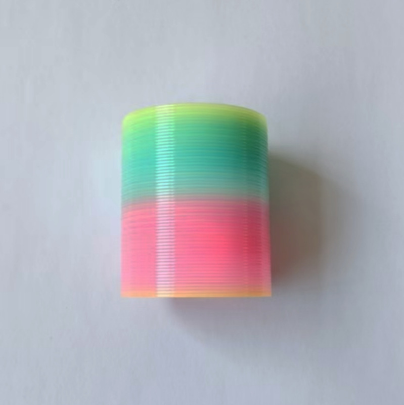 [同行ホットディップ] マジックレインボーサークルミニスマイルフェイス 3.2x3.5CM ジェンガカラフルなスプリングサークル子供のおもちゃ工場卸売|undefined