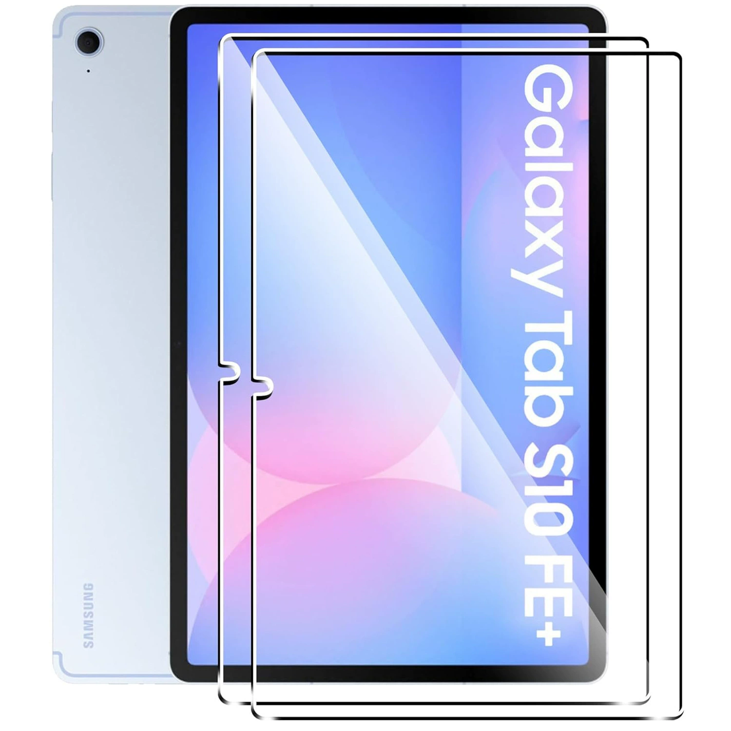 Совместимо со стеклянной защитной пленкой для Samsung Galaxy Tab S10FE HD 10.9-дюймовый экран S10FE+ плоский защитник экрана