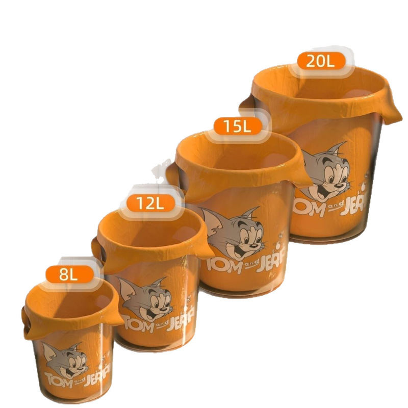 猫和老鼠汤姆杰瑞动漫图案垃圾袋家用加厚大号垃圾袋背心款手提式|undefined