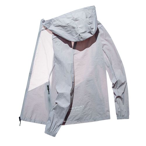Sunscreen clothing men's summer coat thin women's light breathable ultraviolet-proof new fishing ice silk men's clothing men's clothing
