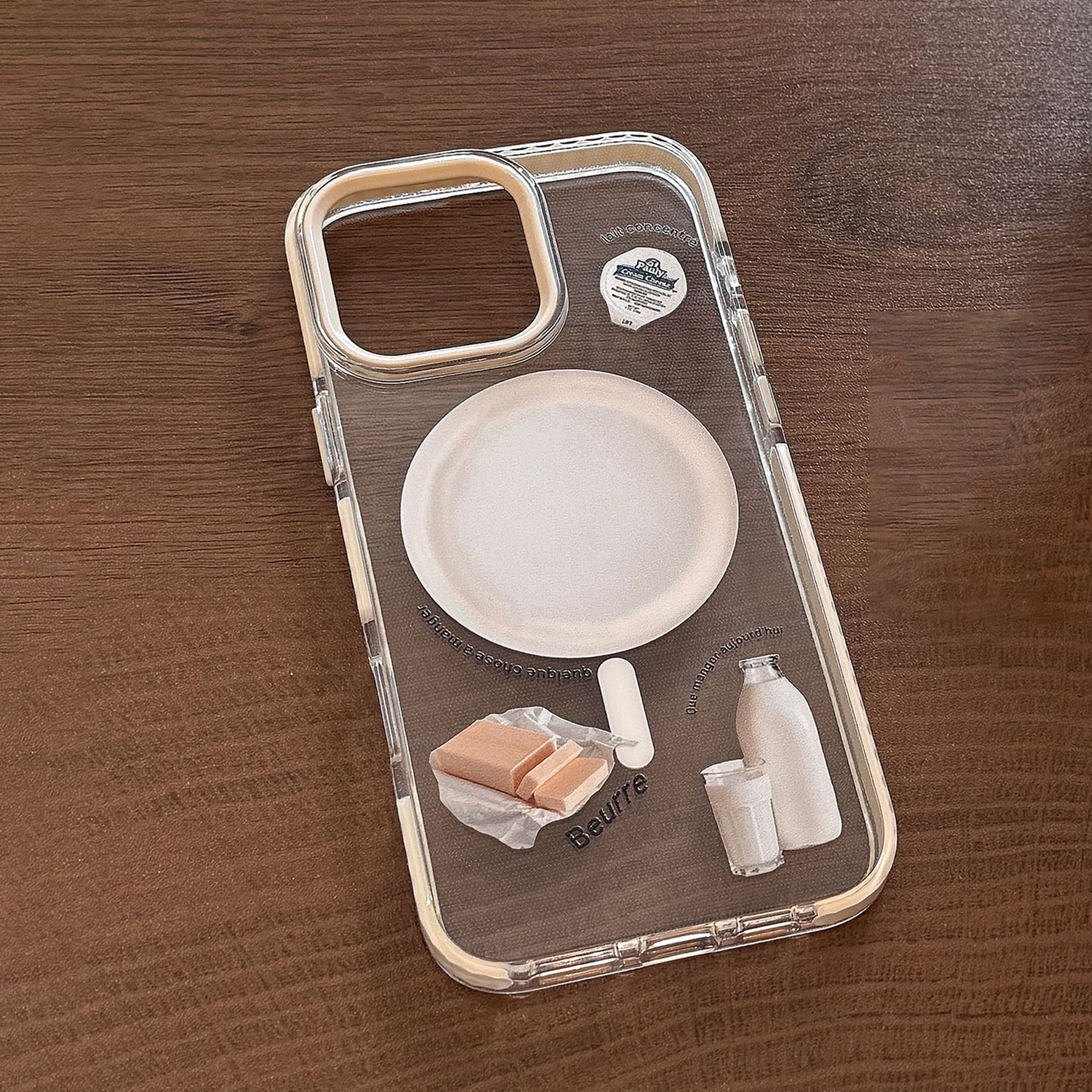 Magnetic de una sola cáscara-plato de leche queso TX