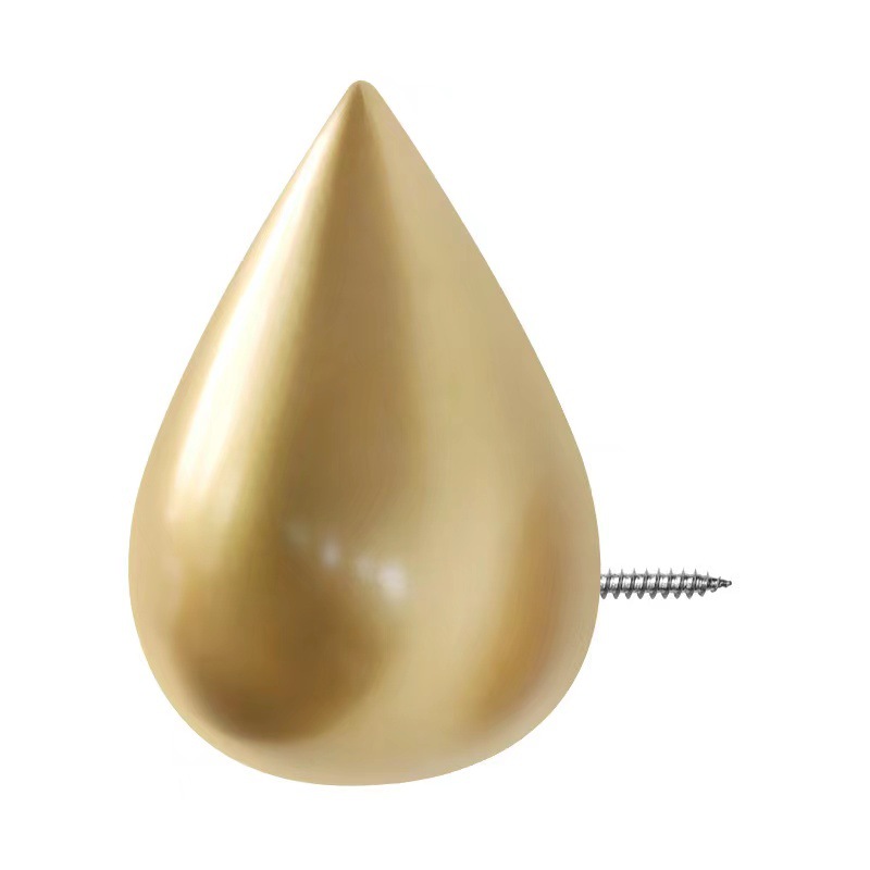 Venta al por mayor transfronteriza gancho decorativo creativo gota de agua gancho de pared accesorio de pared gancho de la pared decoración de la pared