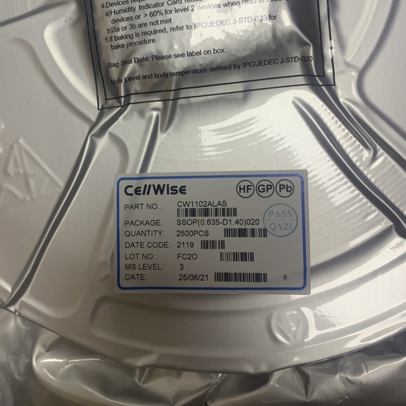 Cellwise novo original autêntico CW1102ALAS 7-10 cordas chip de proteção de bateria de lítio IC