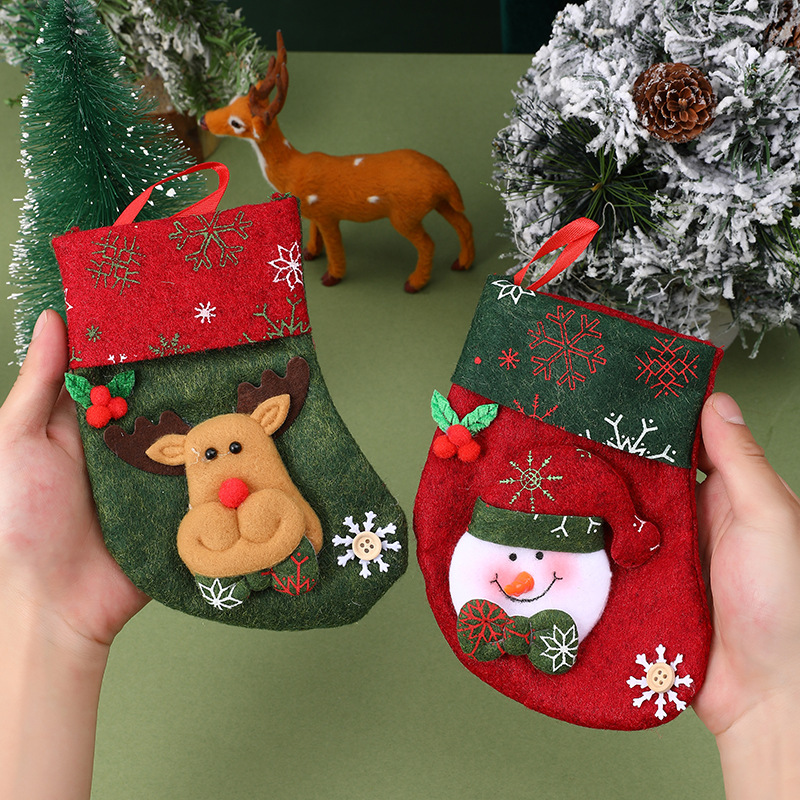 36g Weight Hanging Ornaments Event & Party Supplies 1 Piece Quantity Party, Festival Occasion Nonwoven Material Christmas Festival Santa Claus, Christmas Socks, Snowman Pattern Cartoon Style, Cute Style Christmas Cartoon Style Cute Santa Claus Christmas Socks Snowman Nonwoven Party Festival Hanging Ornaments 8