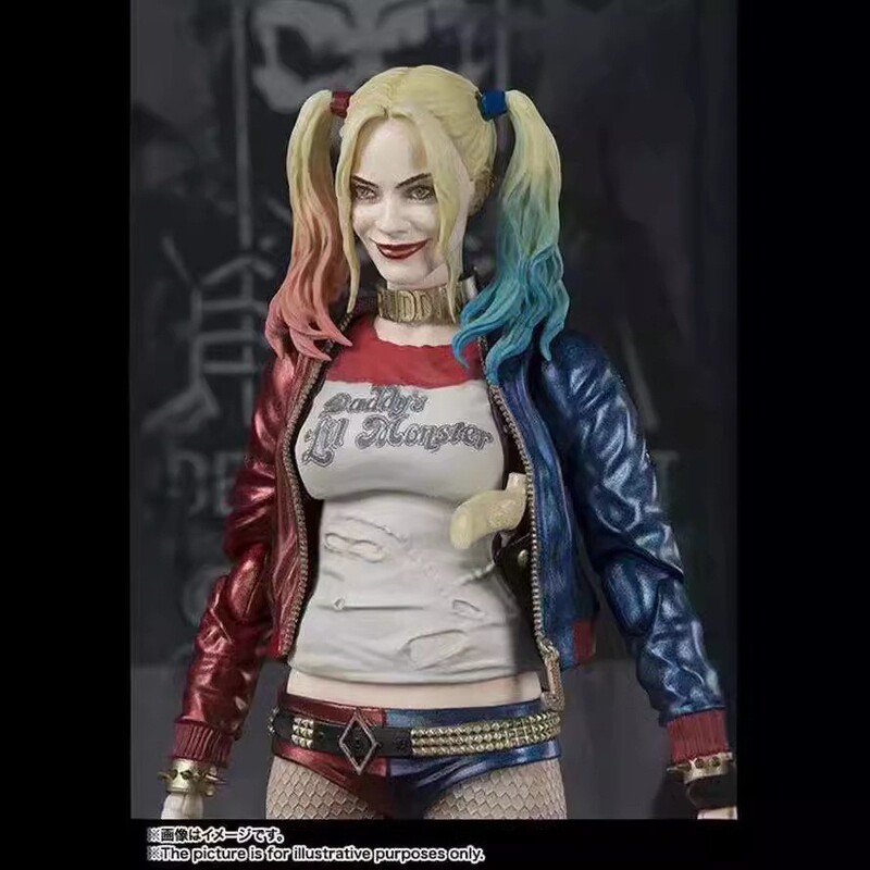 Sh F Suicide Squad X Task Force Harley Quinn Action Figure Model Boxed Anime