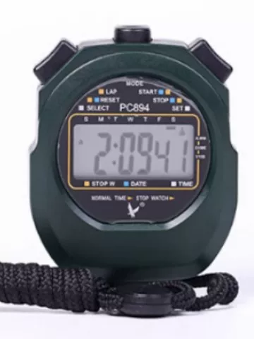 Genuine Stopwatch Tianfu Pc894 Single Row 2-Track Sports Track and Field Running Professional Referee Digital Timer