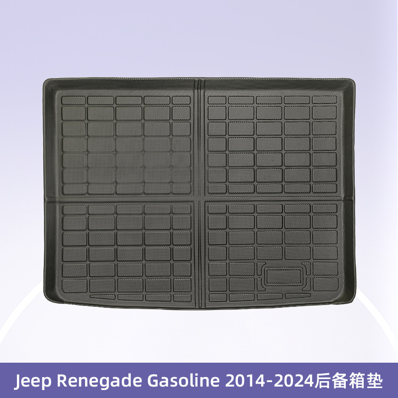 Europa para Jeep Renegade 2014 - 2024 combustible 3D todo el tiempo TPE cojín de pie de automóvil