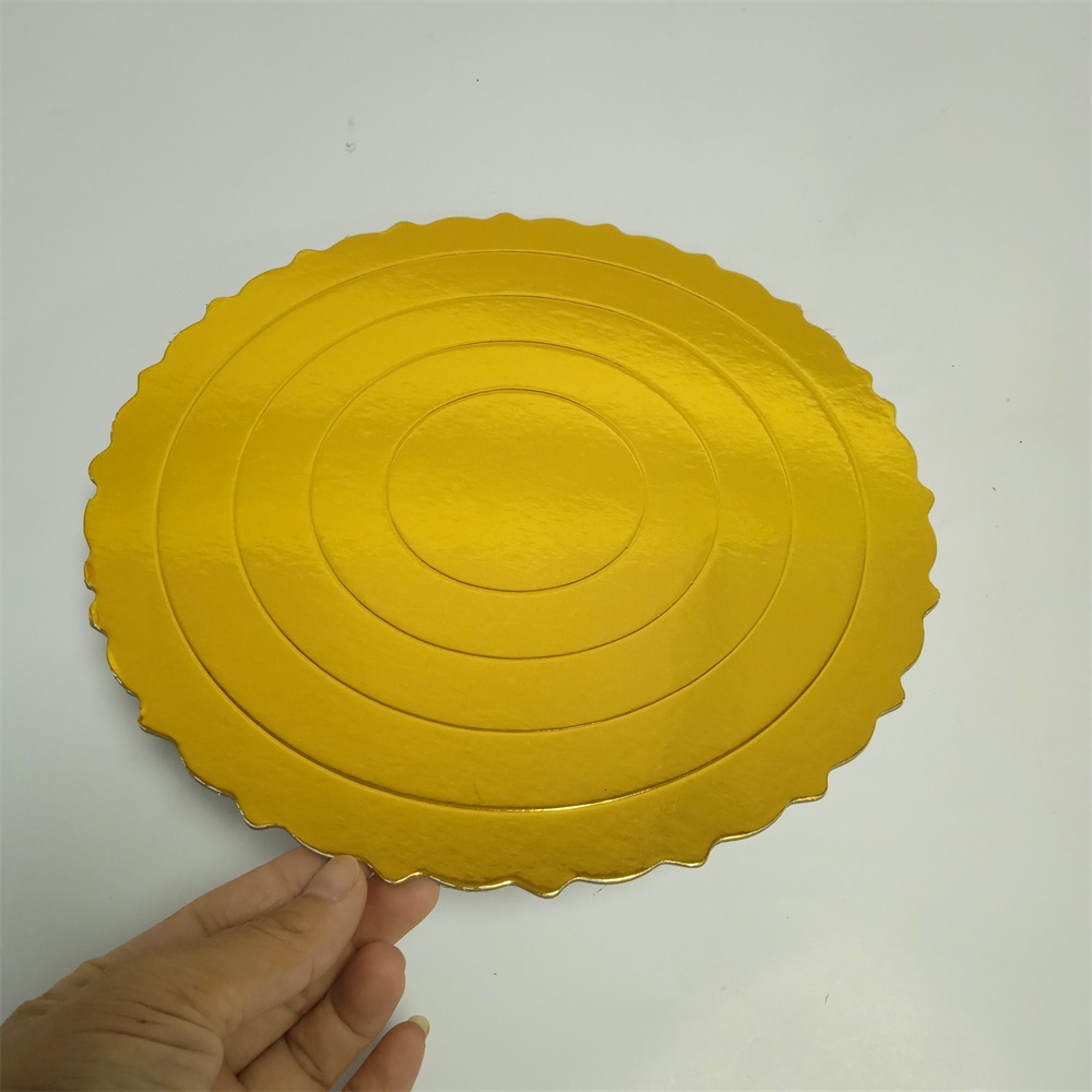 批发重复使用金色圆形生日蛋糕垫片底托垫西点甜品慕斯蛋糕垫