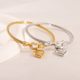 Titanium steel bracelet girls' high-grade cross-border new stainless steel love bracelet fashion personality horseshoe hook bracelet