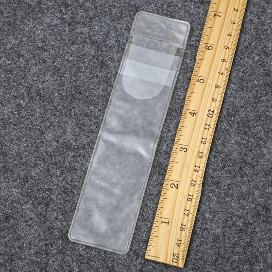 Supply long transparent bag Spoon packaging bag foundation brush ziplock bag transparent plastic bag wholesale