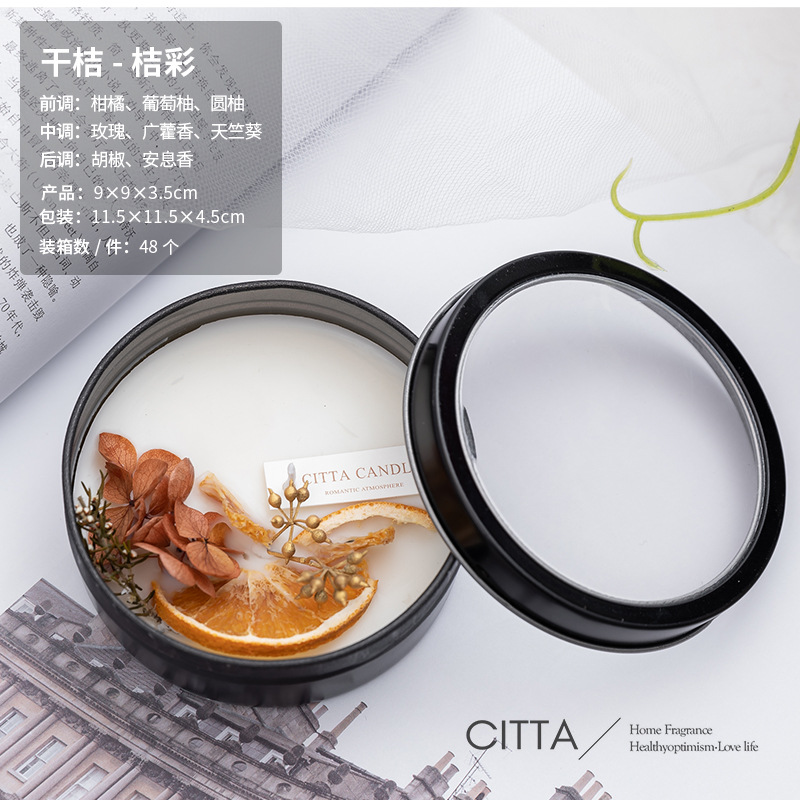 flores secas, frutas, flores, velas naturales, decoración de Navidad no tóxica, adornos, festivales, como regalos, regalos, embalaje de alta calidad