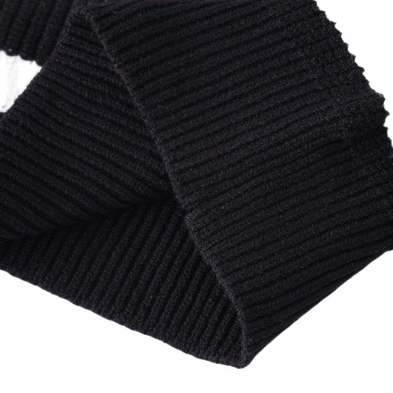 Maglione a maniche lunghe con collo alto, a righe e mezza cerniera, alla moda, caldo, da uomo_voghion.com