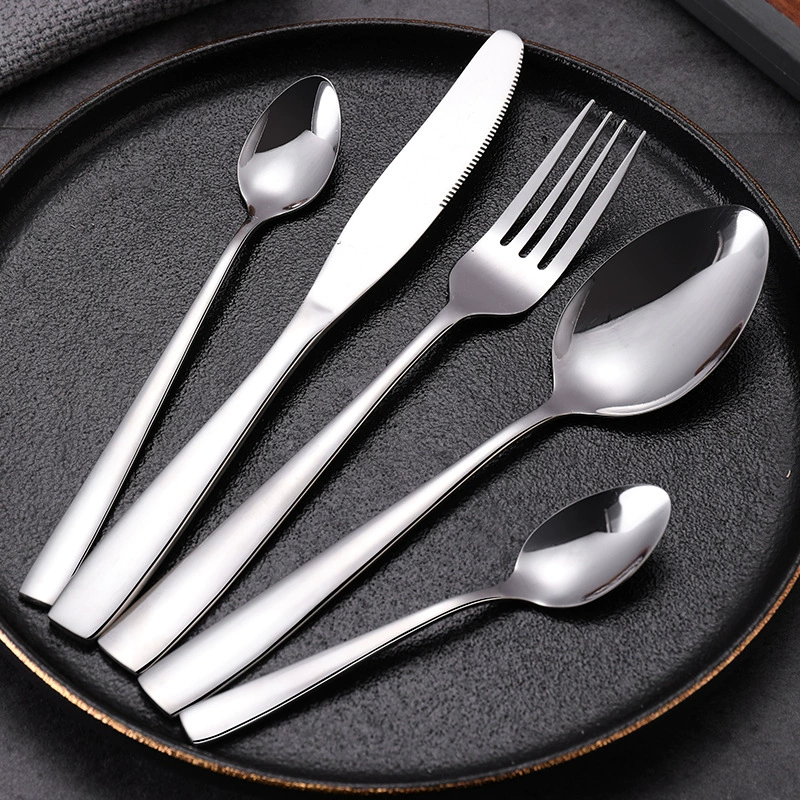 Daoqi из нержавеющей стали Западный пищевой нож и вилка ложка C007 серия квадратная ручка отель стейк нож десертная ложка Вилка для фруктов