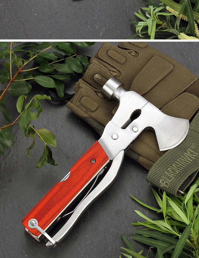 Car Safety Hammer, Stainless Steel Tapered Hammer, Ax Hammer, Glass Window Breaker, Multi-Functional Escape Hammer, Emergency Life-Saving Tool