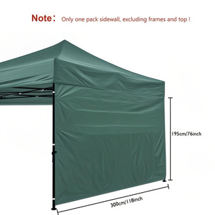 Temm Side Wall Outdoor Tent Four Leg Telescopic Rainproof Canopy Four Corners Special Awning Large Umbrella Cloth Swing