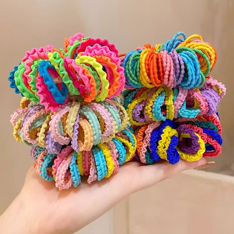 Cabello de niños banda de goma anillo de cabello de cabello de cabello de niña no daña cabello de niña banda de cabello de cabello de cabello de cabello