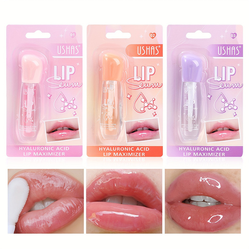 USHAS Europa y América Punto transfronterizo Venta caliente Brillo de labios Hidratante de alto brillo Labios Hidratantes UC013F