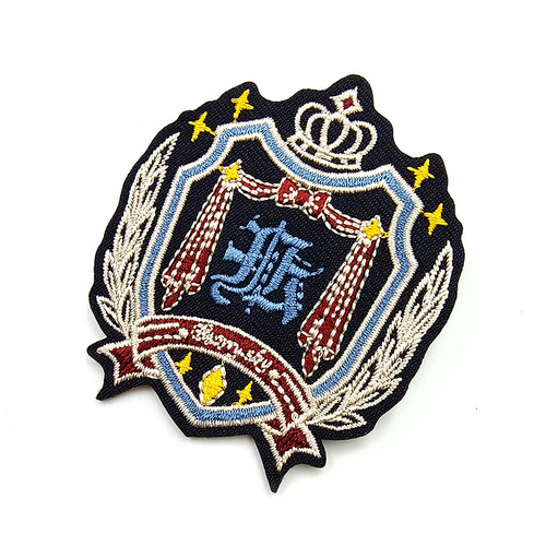 Huichenming school embroidery badge jk school uniform DK small suit patch pin uniform school uniform badge