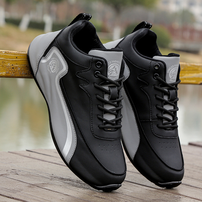 Herren Racing Sneaker Freizeitschuhe Klassisch Weiß Blau Design_voghion.com