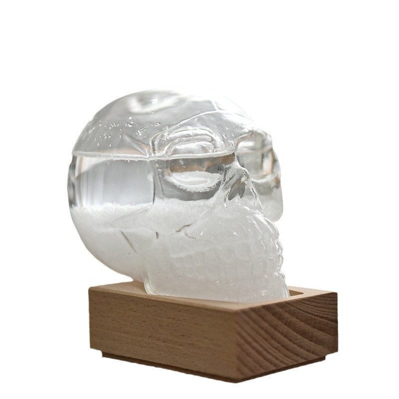 Cráneo creativo hueso pronóstico del tiempo botella tormenta vidrio artesanía novedad regalos para amigos fábrica al por mayor