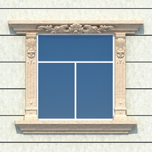 窗套模具罗马柱窗户模型欧式别墅方形线条水泥柱外墙窗线包边装饰