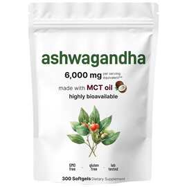 源头厂家直销跨境TK爆品300粒装ashwagandha软胶囊补充剂支持O EM