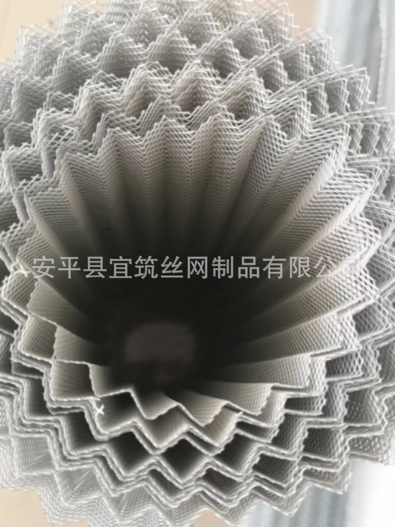 波浪网铝波纹网空气除尘菱形网菱形波纹网菱形波浪网