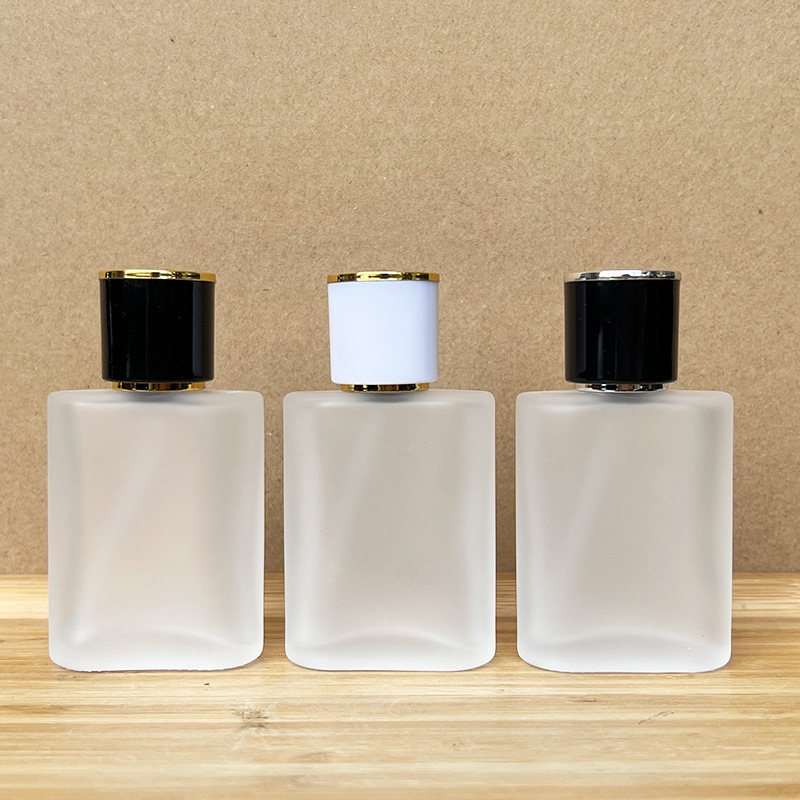 现货螺口B162-50ml便携蒙砂玻璃香水瓶/分装瓶/喷雾瓶/按压空瓶子