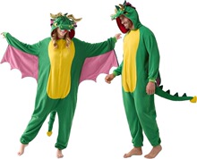 A 60437 Cartoon Animal Hooded Pajamas ��������˯��