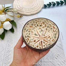 批发越南玄关钥匙收纳盘天然椰壳碗贝壳椰子碗居家装收纳手工摆件